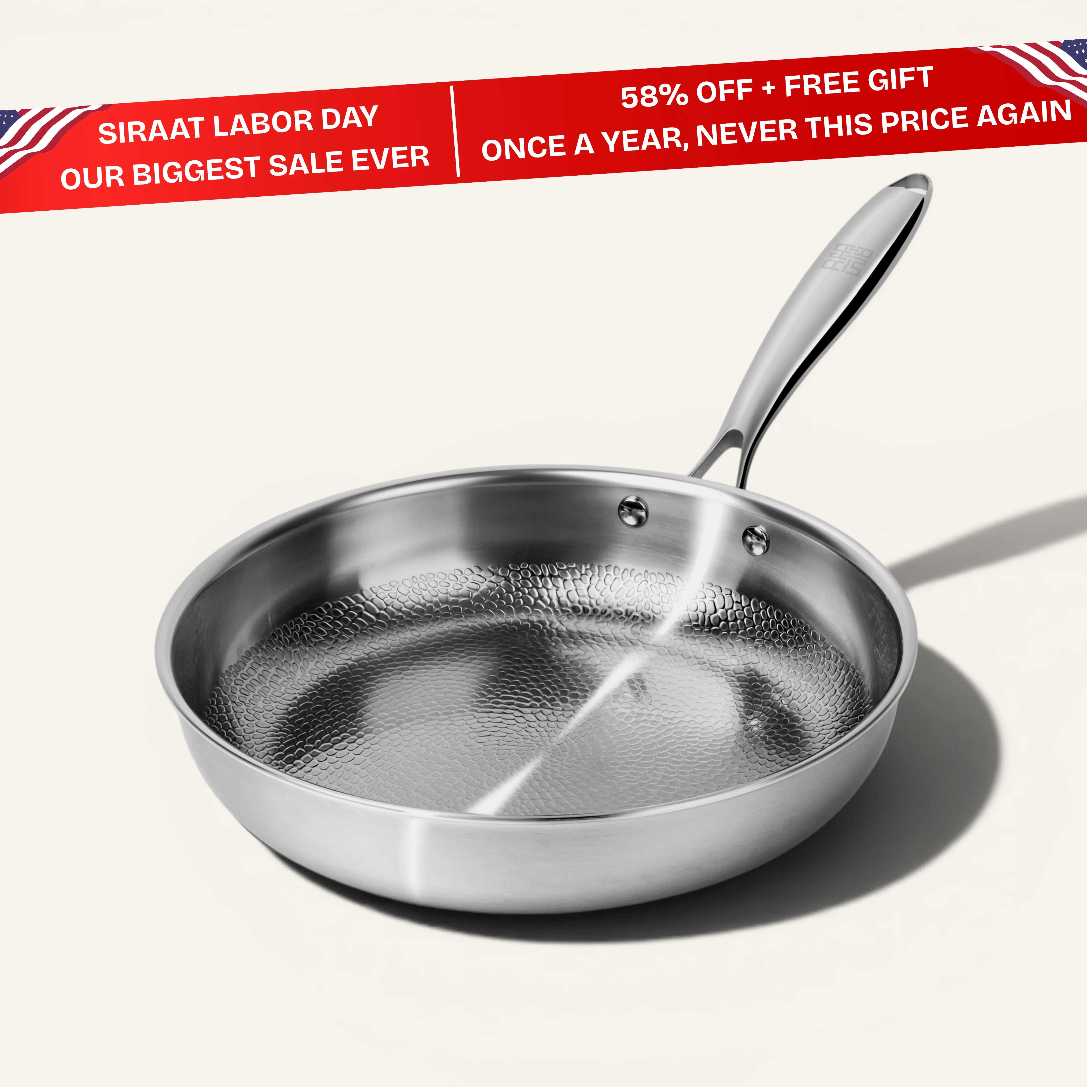Titanium Hammered Pan Pro #market:-AU,-NZ