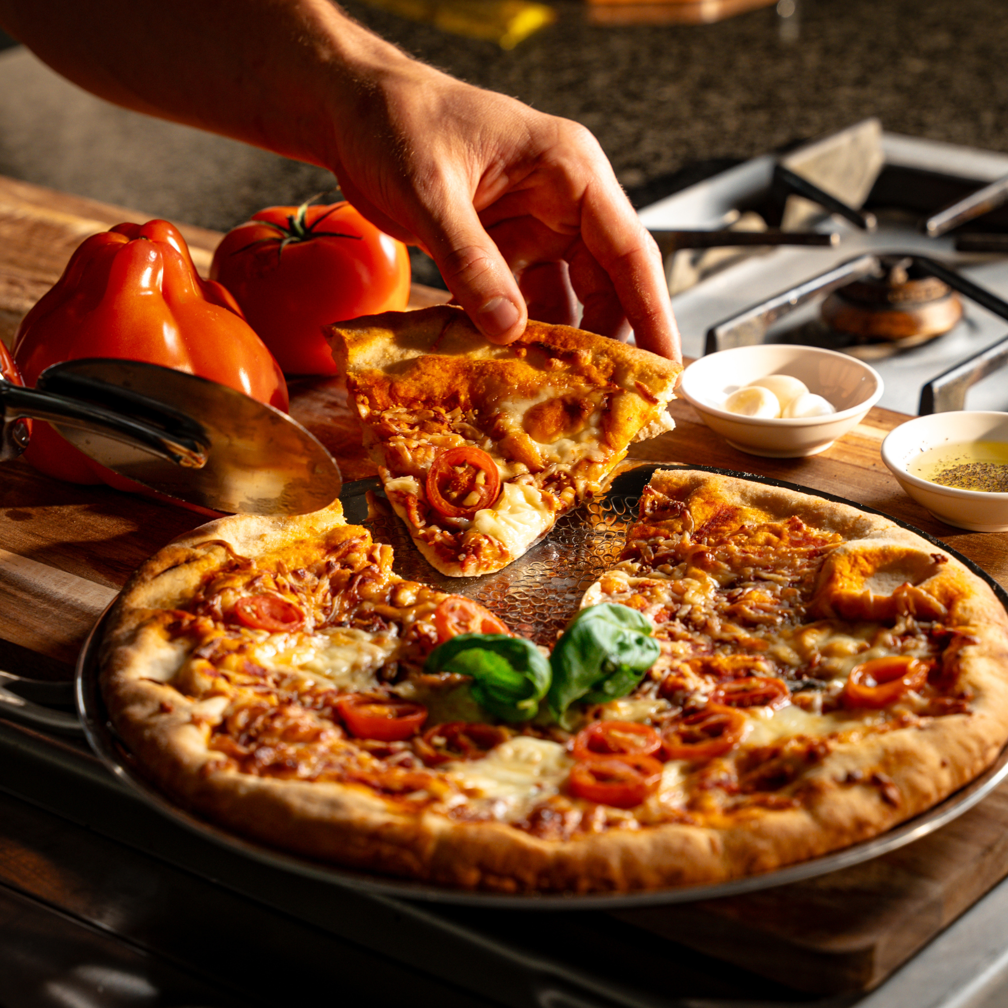 Crepe Pan Pro em Titânio Martelado