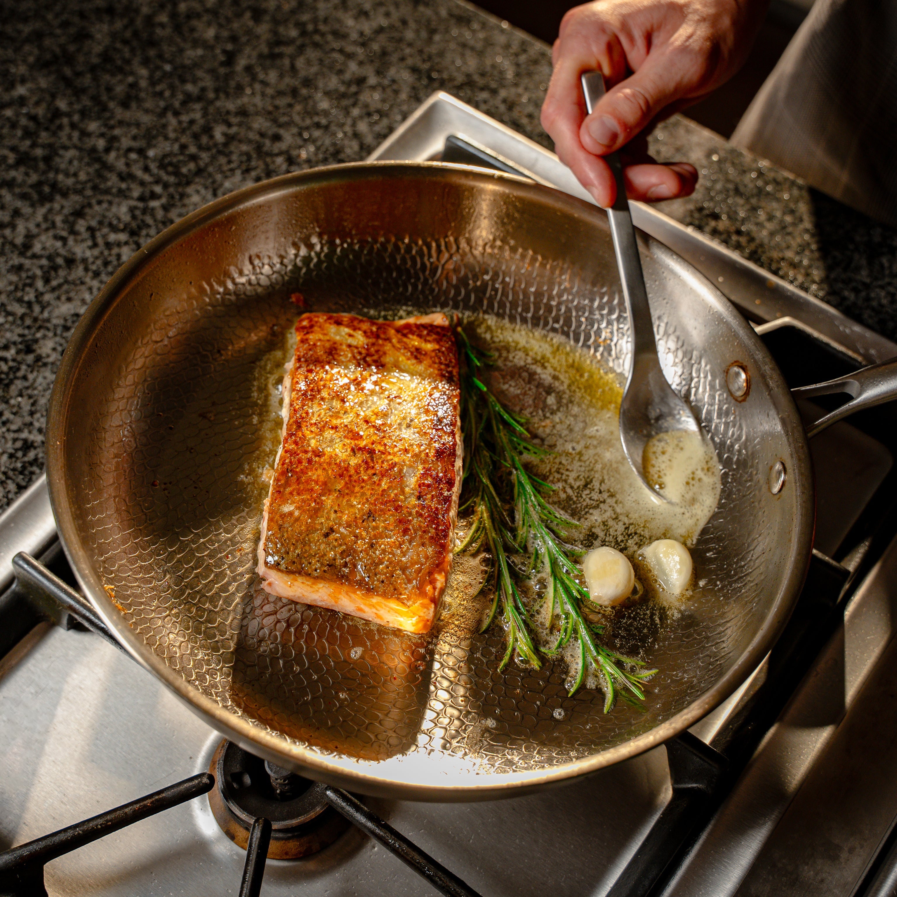 Titanium Hammered Pan Pro