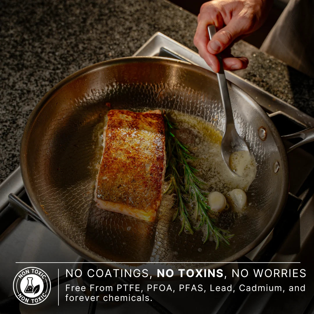 Padella martellata in titanio Pro Standard