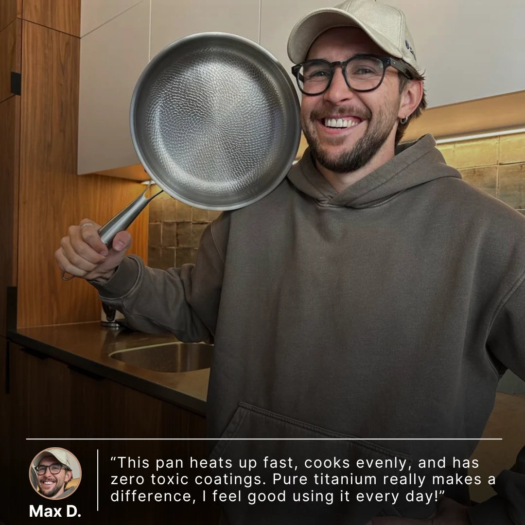 Titanium Hammered Pan Pro Standard