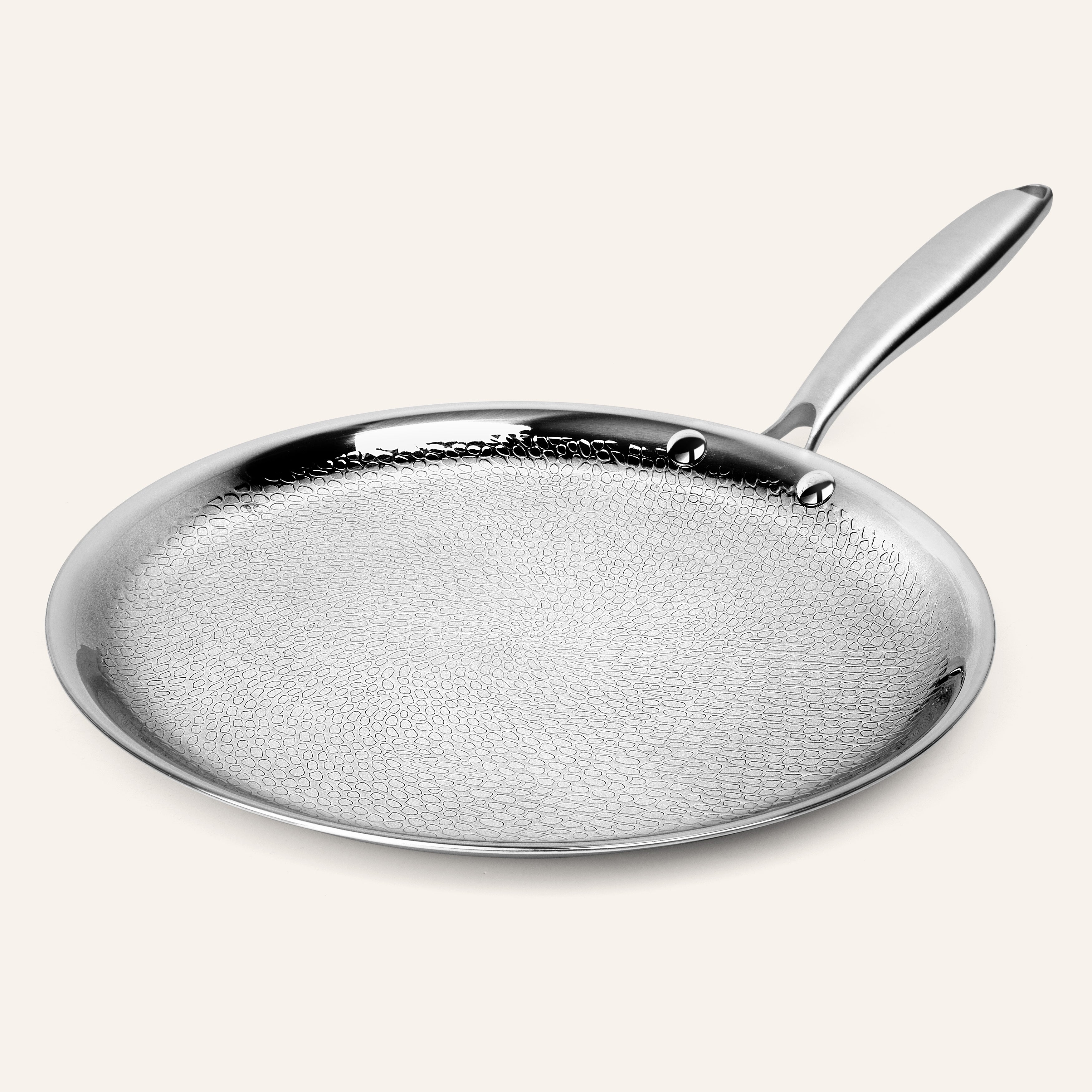 Crepe Pan Pro em Titânio Martelado