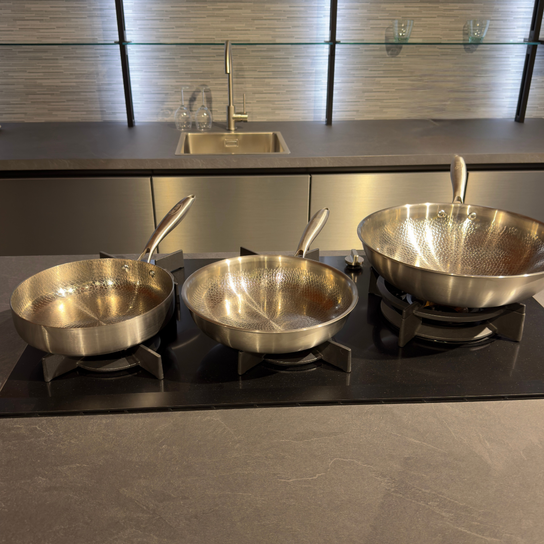 Titanium Hammered Cookware Set Pro