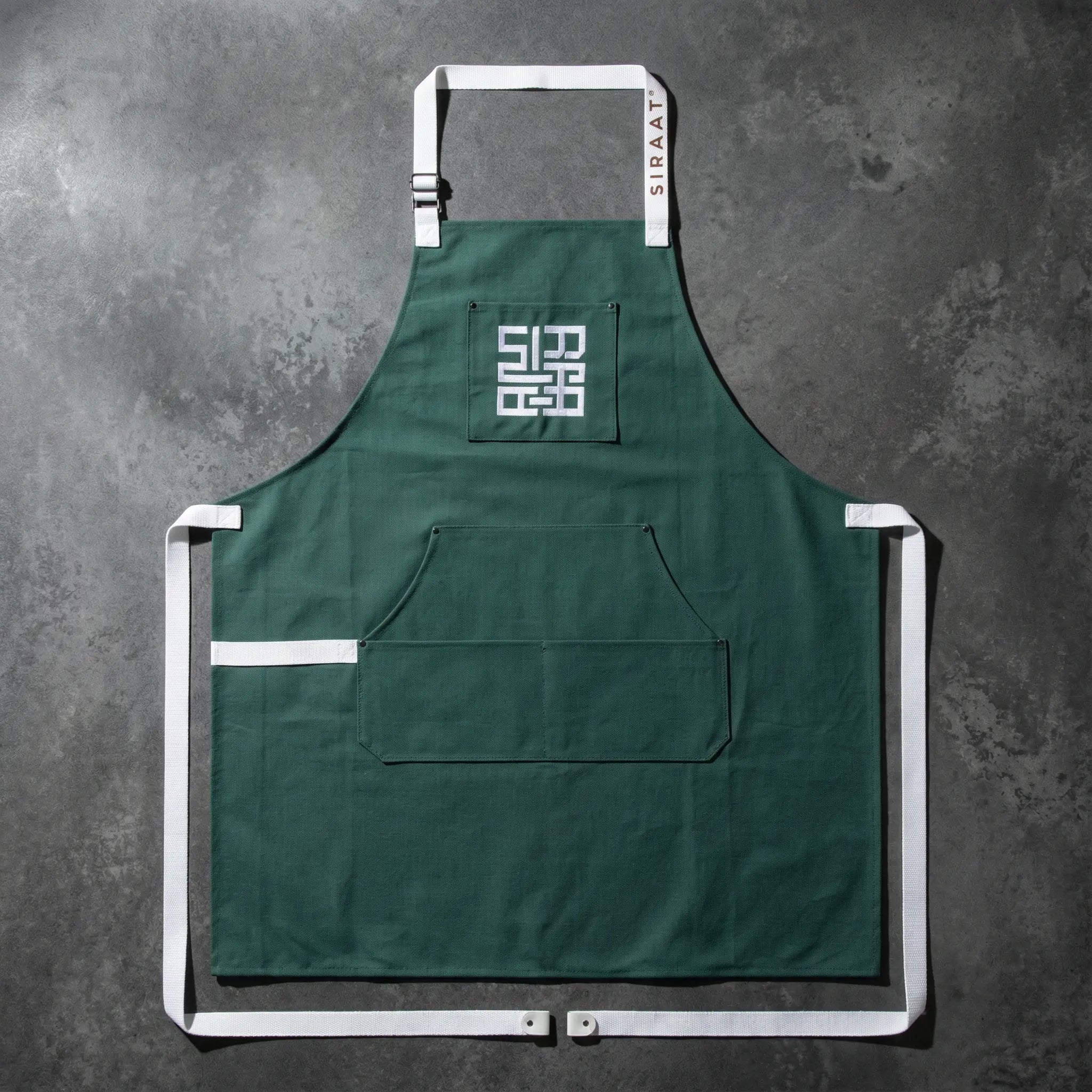 Siraat Signature Apron (Moss)