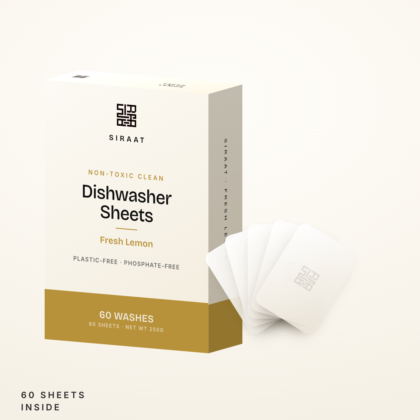 Non-Toxic Dishwasher Sheets | Fresh Lemon