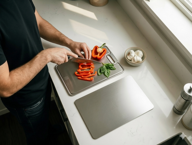 Which Is Better: Titanium or Stainless Steel Cutting Boards?