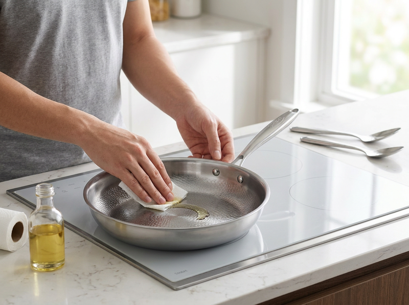 How to Season a Titanium Pan Properly?