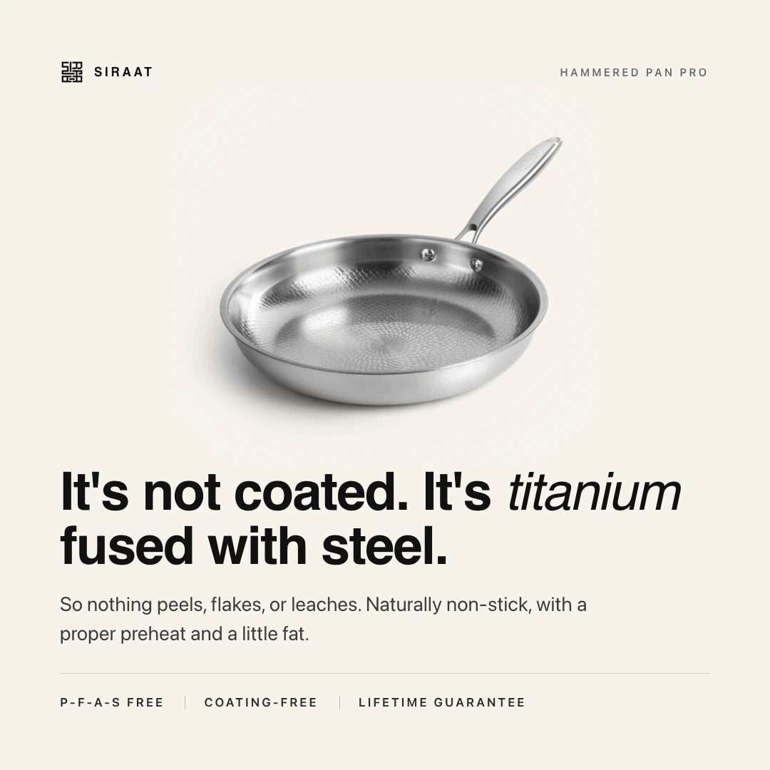Titanium Hammered Frying Pan, '11