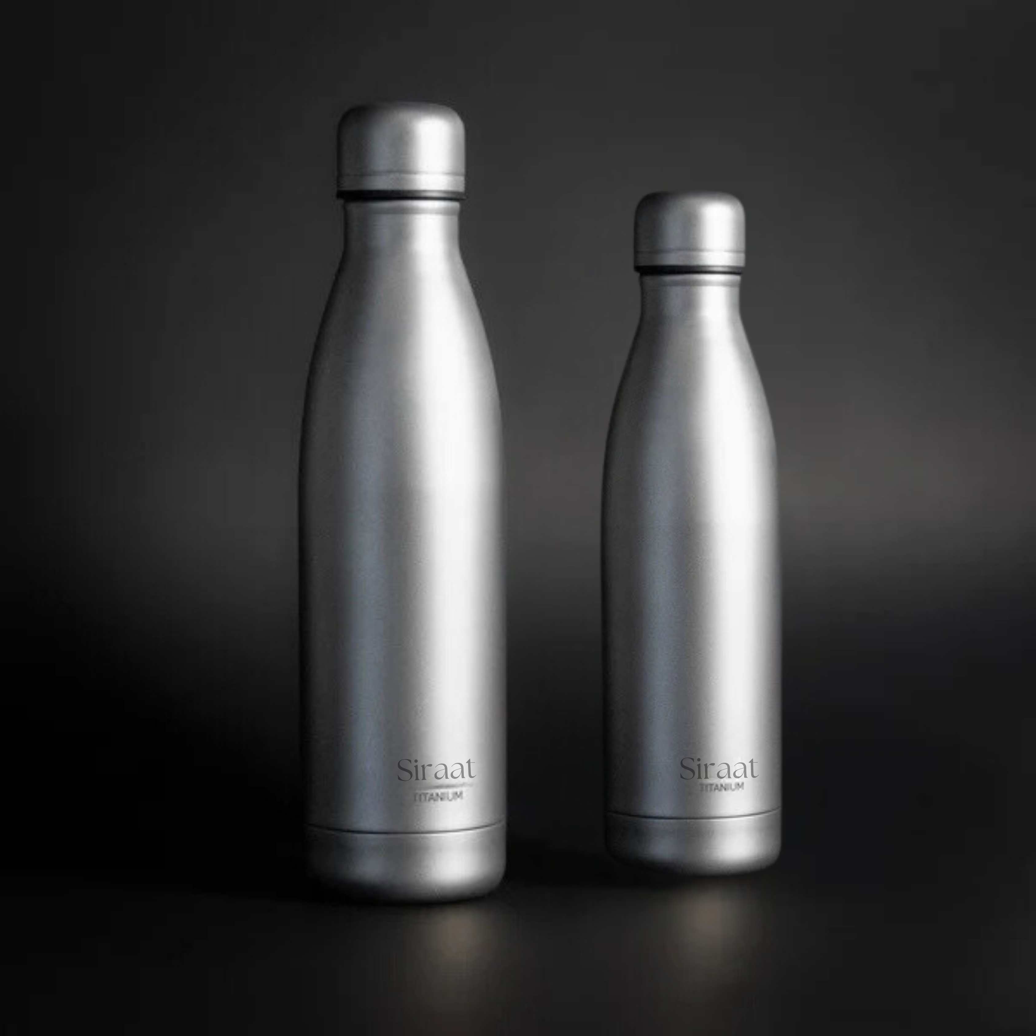 Siraat™ 100% Pure - Titanium Water Bottle