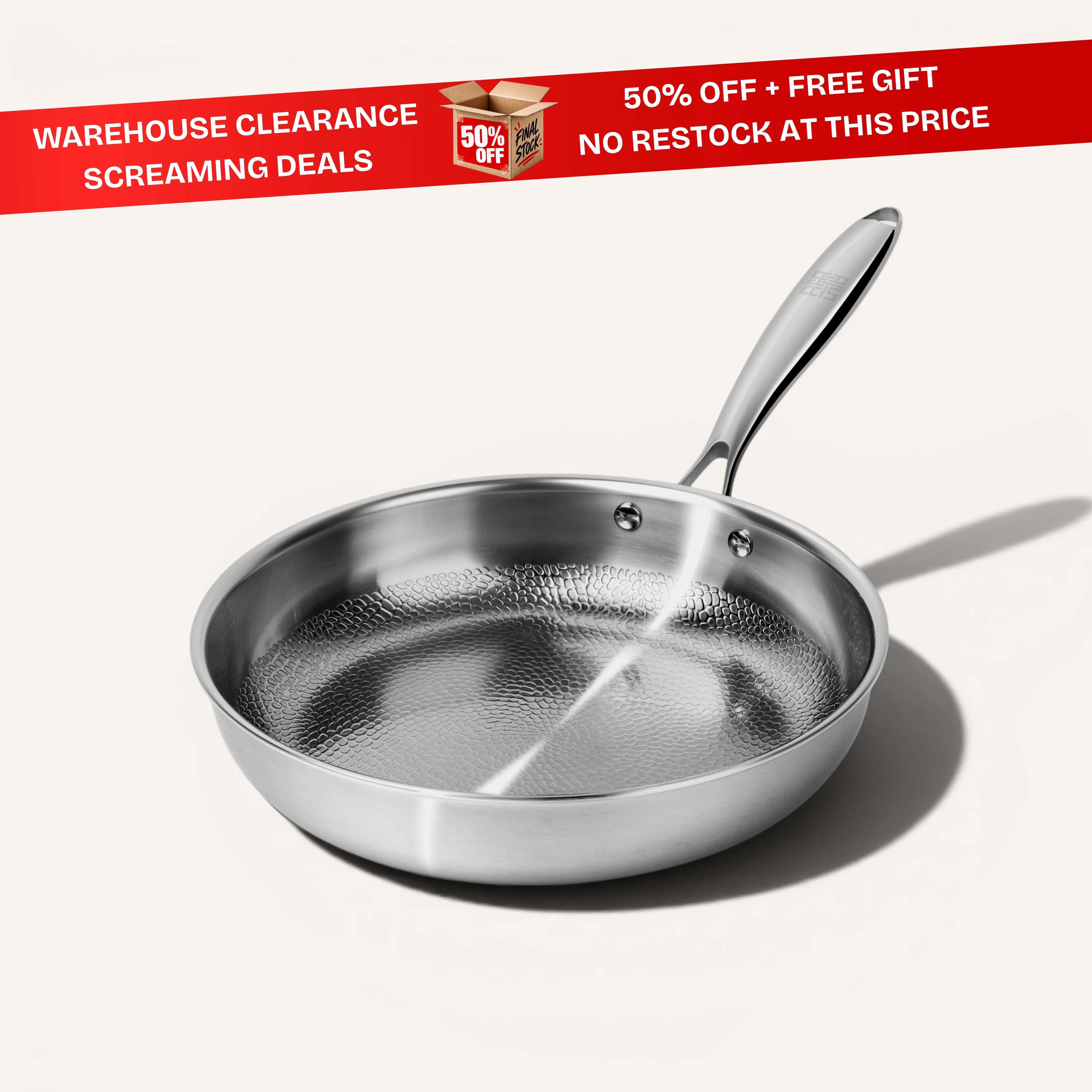 Titanium Hammered Pan Pro Standard