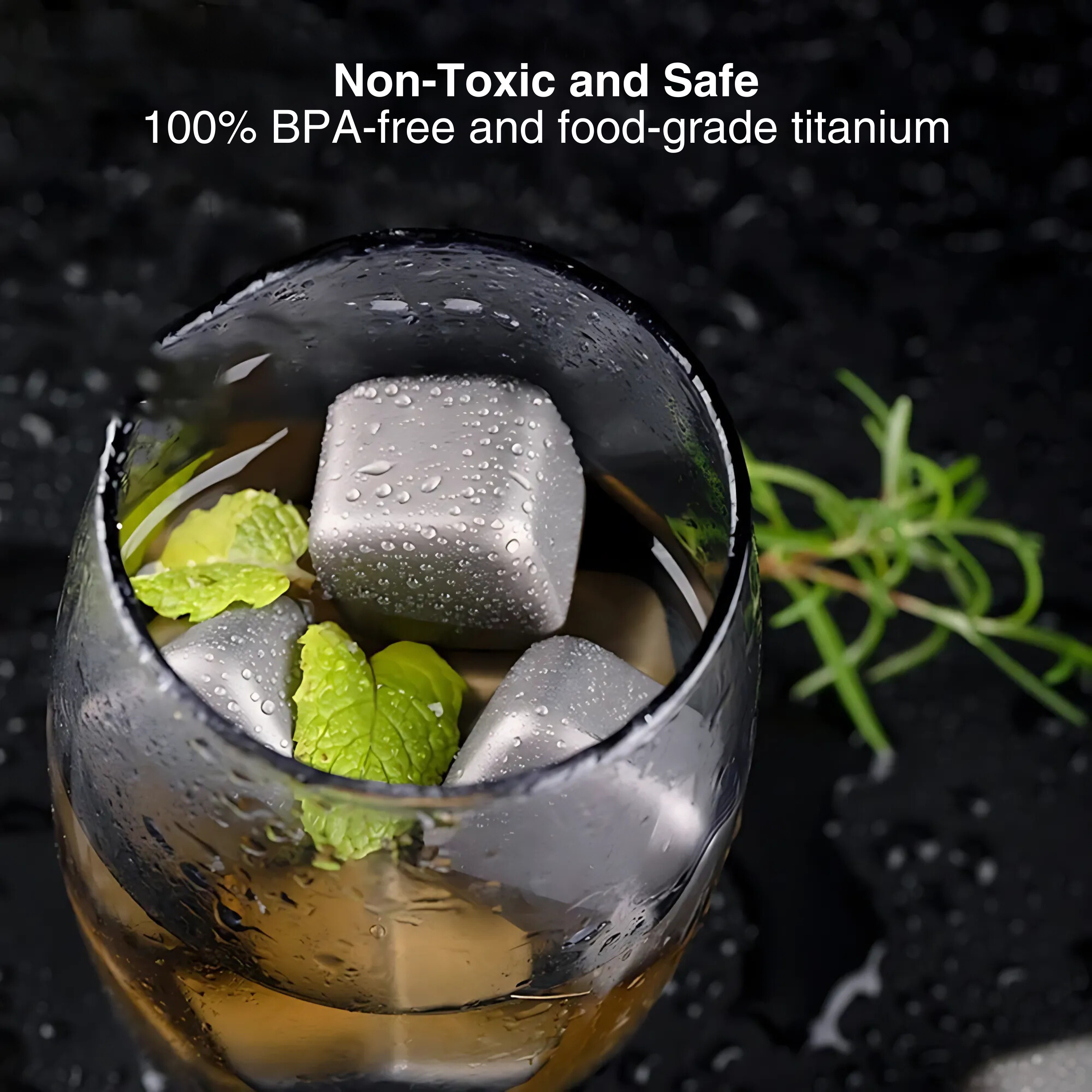 Siraat Pure Titanium Ice Cubes