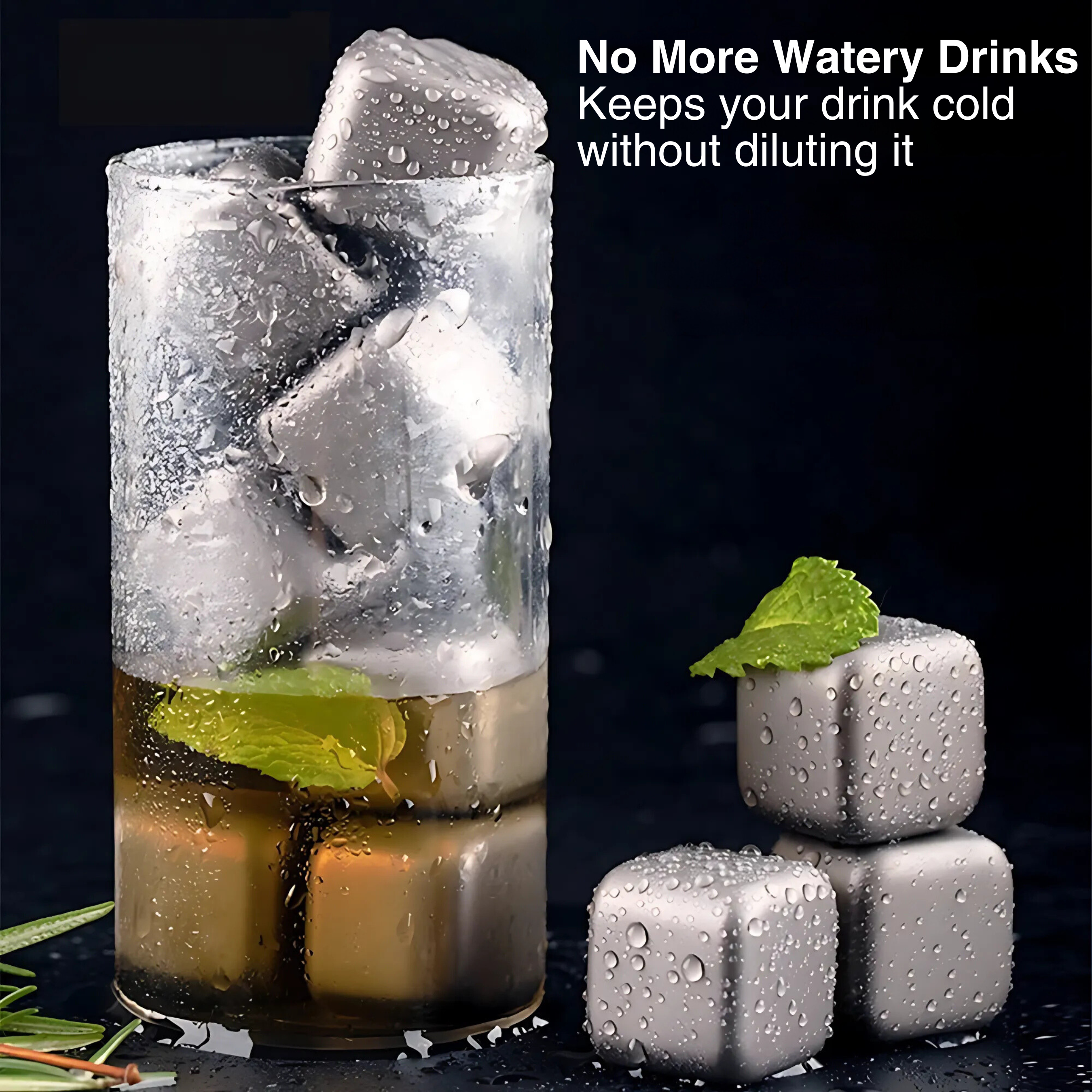 Siraat Pure Titanium Ice Cubes