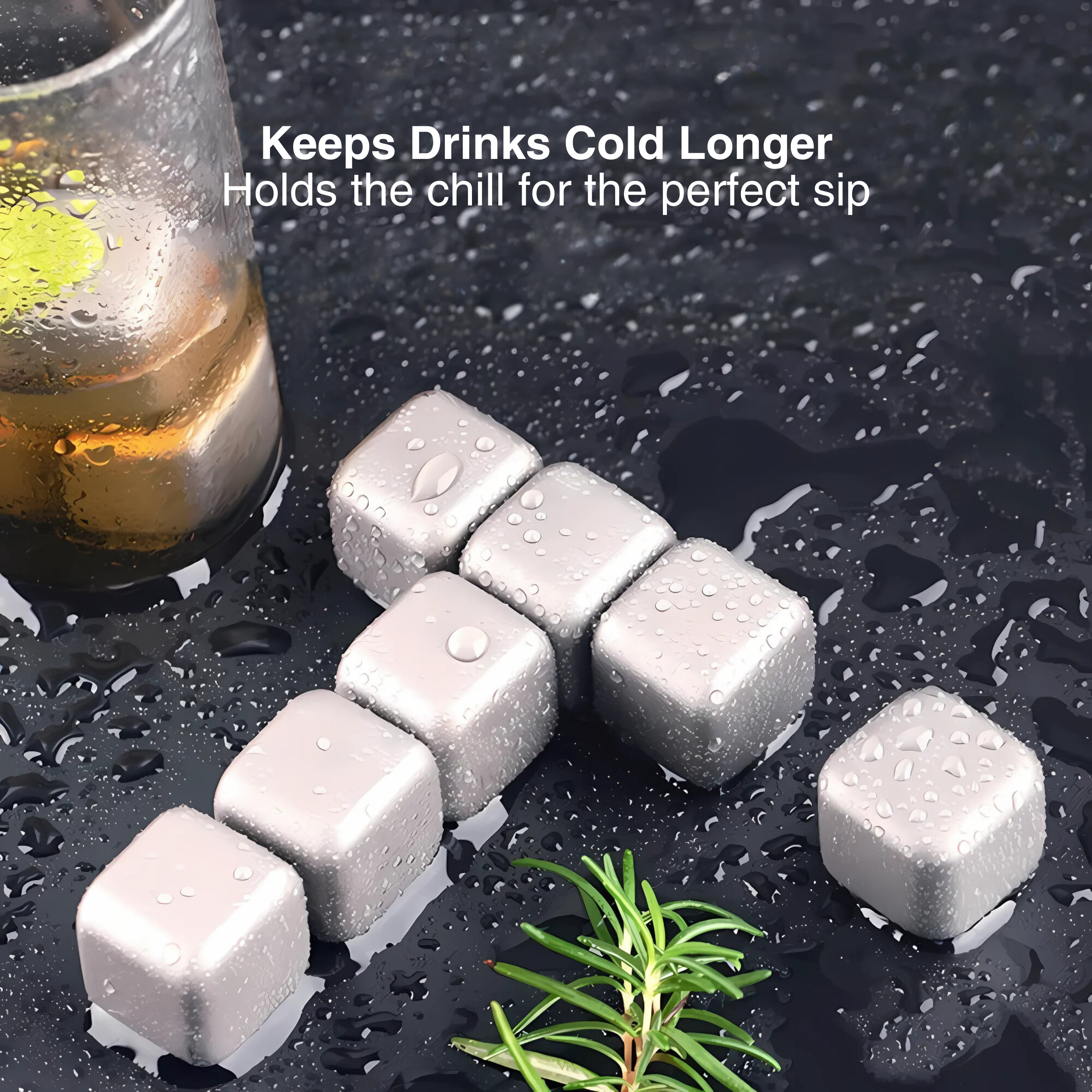 Siraat Pure Titanium Ice Cubes