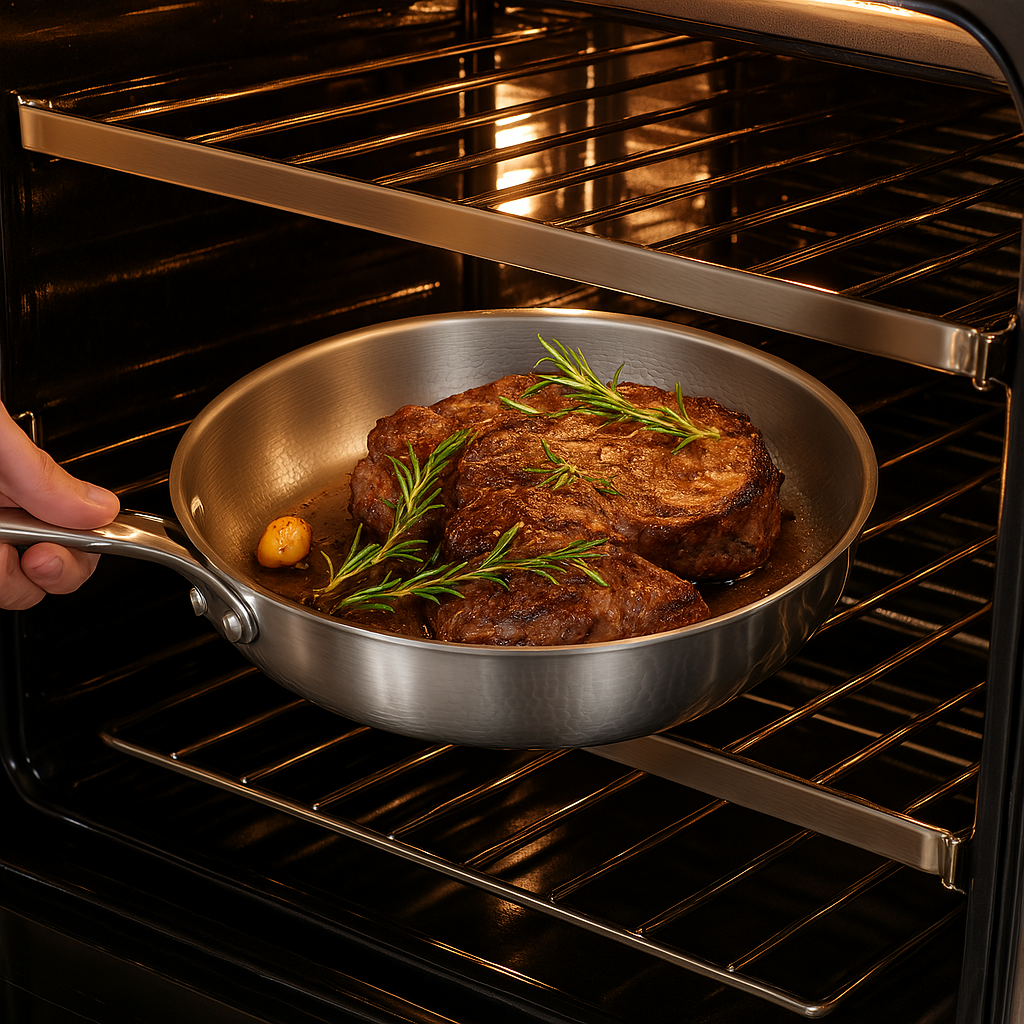 Titanium Hammered Wok Pan Pro