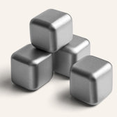 Cubetti di ghiaccio in titanio