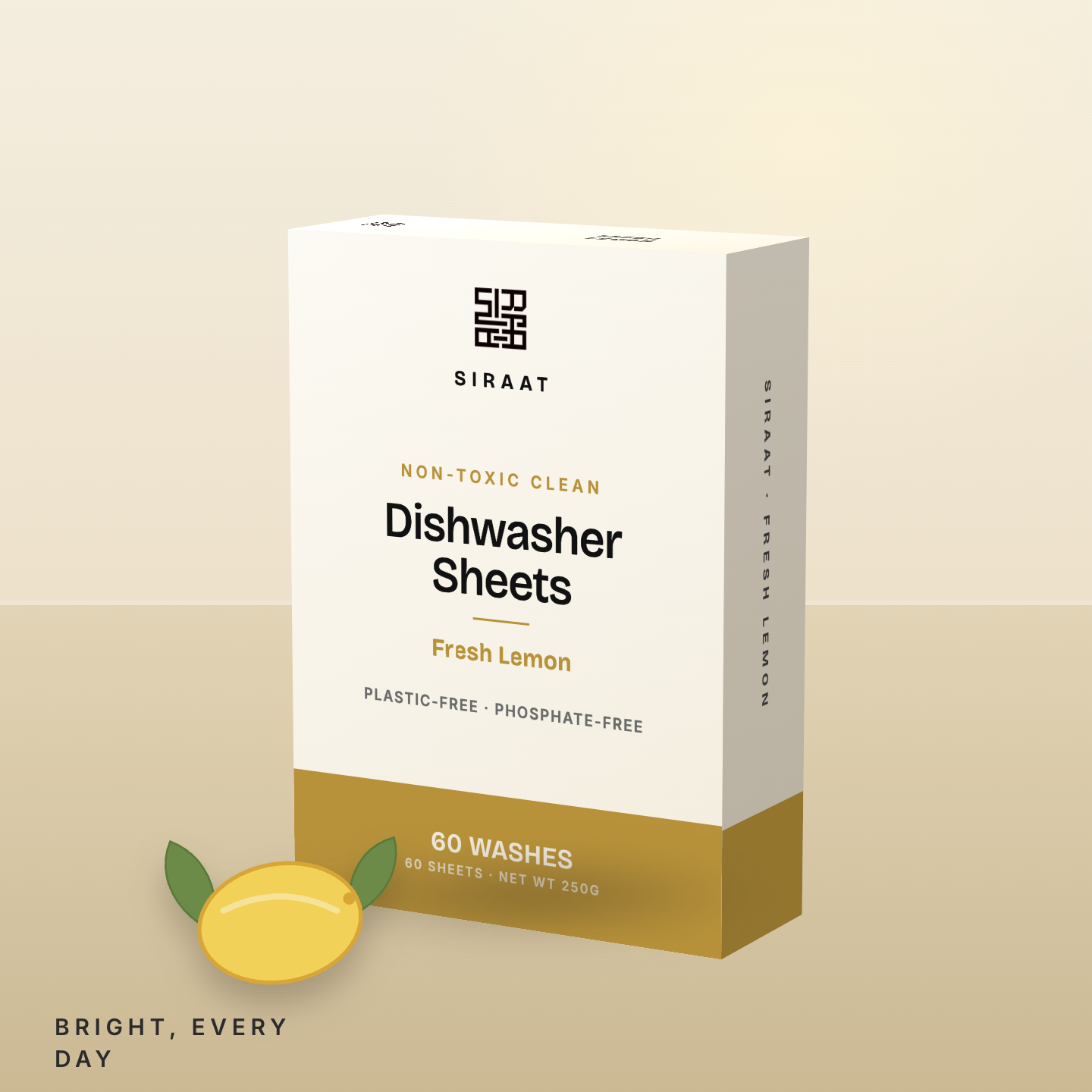 Non-Toxic Dishwasher Sheets | Fresh Lemon