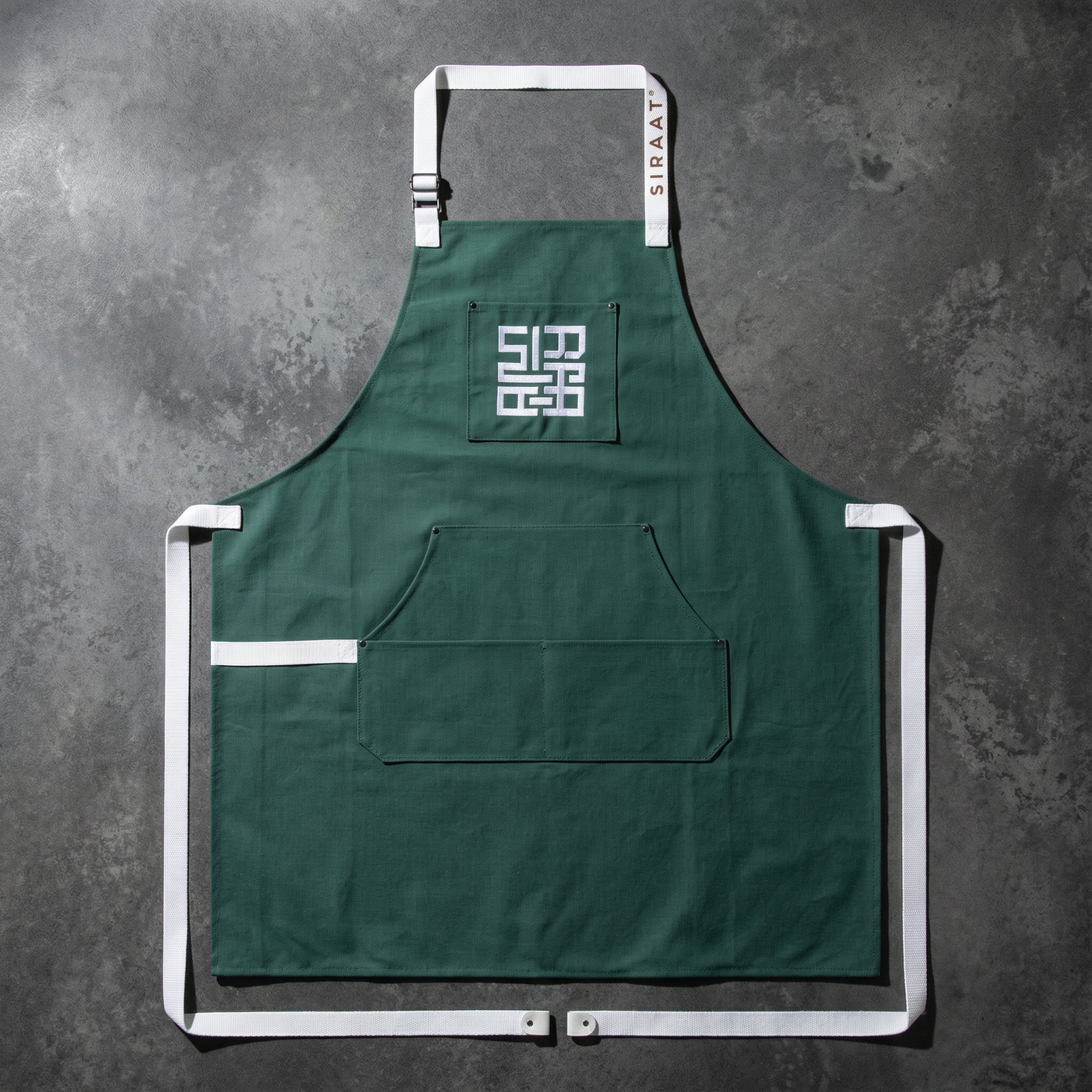 Siraat Signature Apron (Moss)