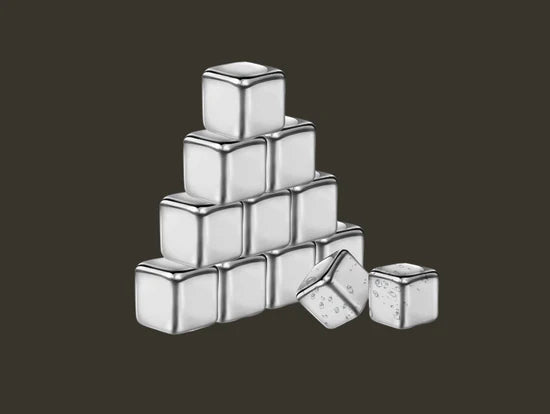 ⚠️ Stainless Steel Cubes: Harsh Taste & Heavy Metals