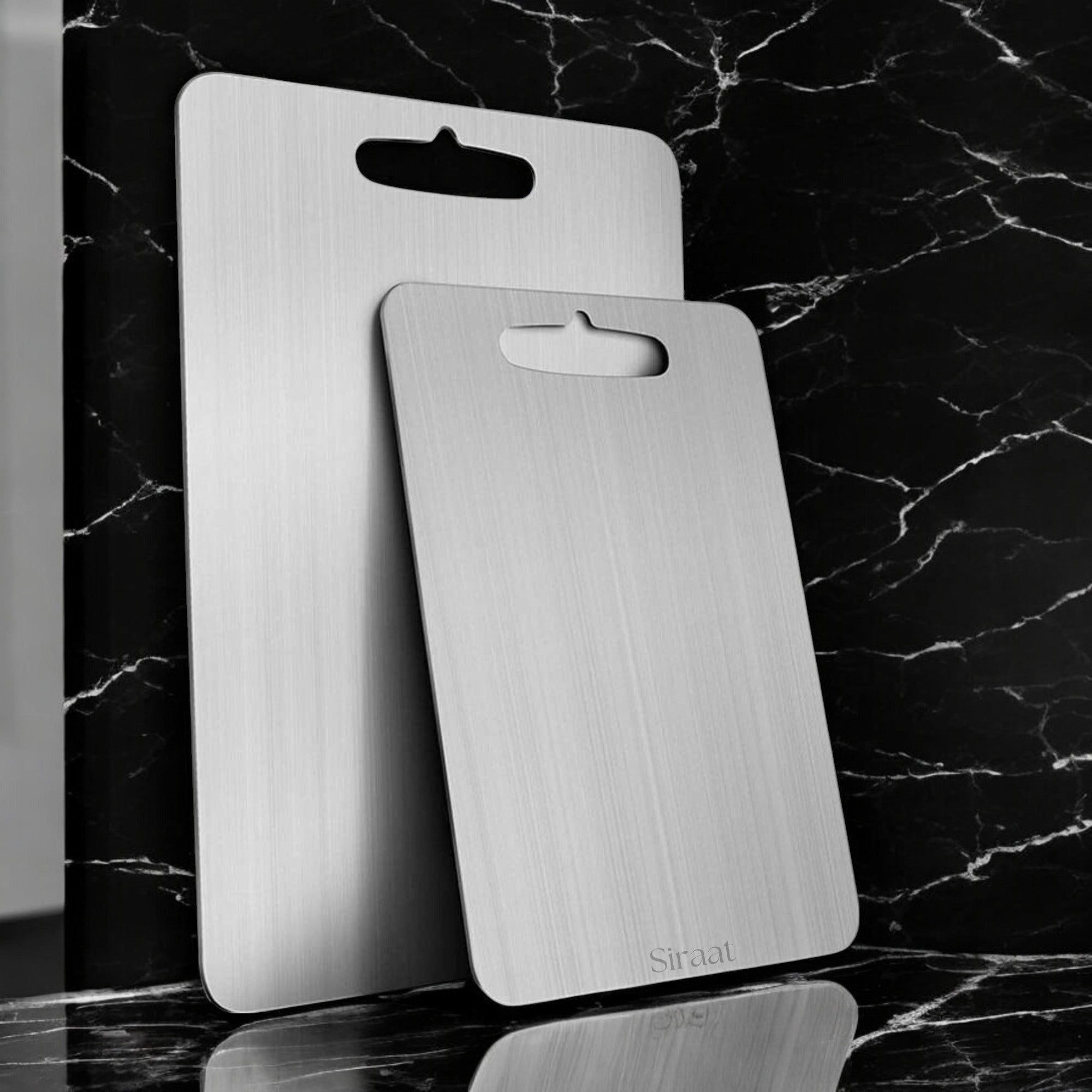 Original Siraat™ 100% Pure Titanium Cutting Board