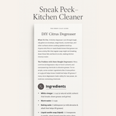 La guida elettronica Green Clean