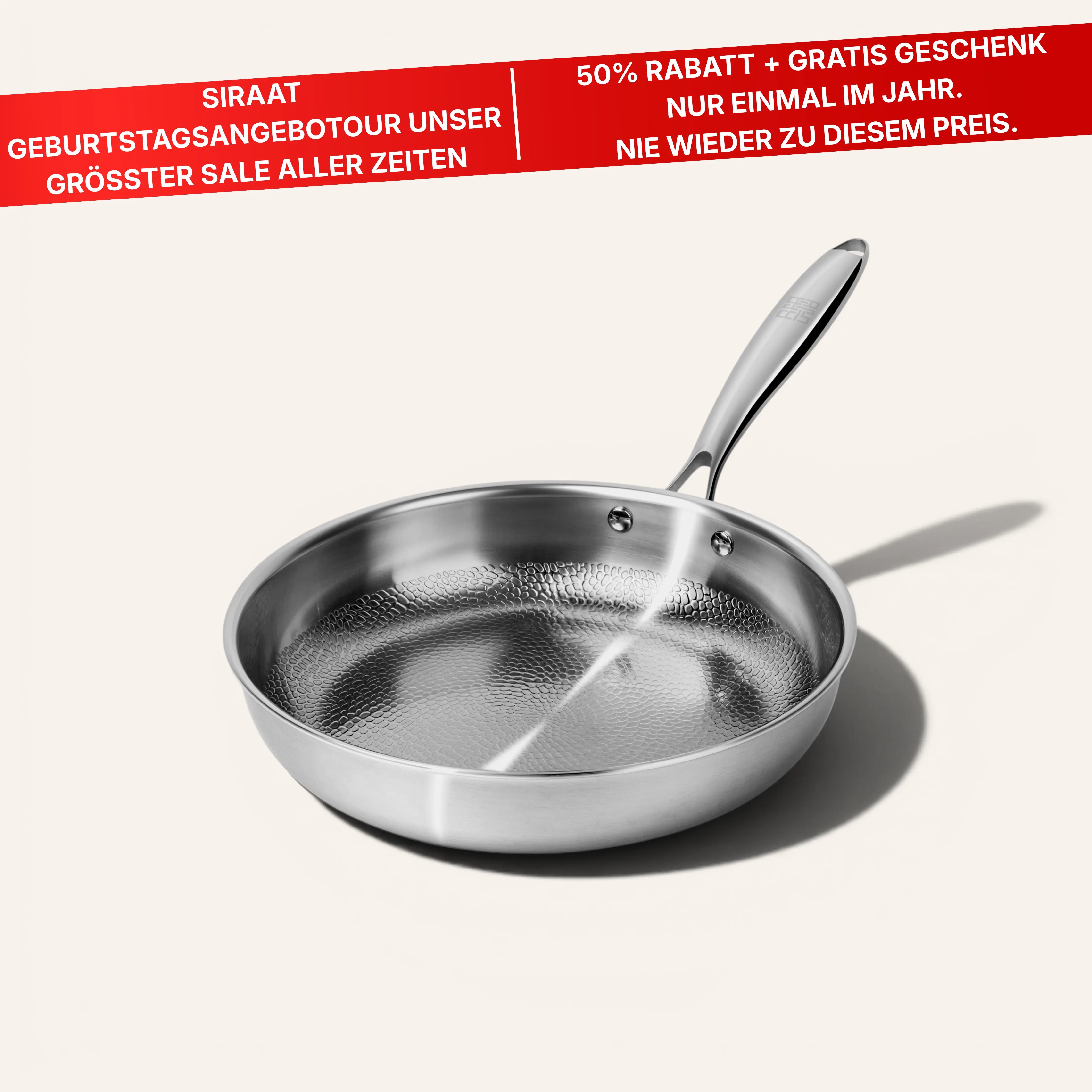 Titanium Hammered Pan Pro Standard