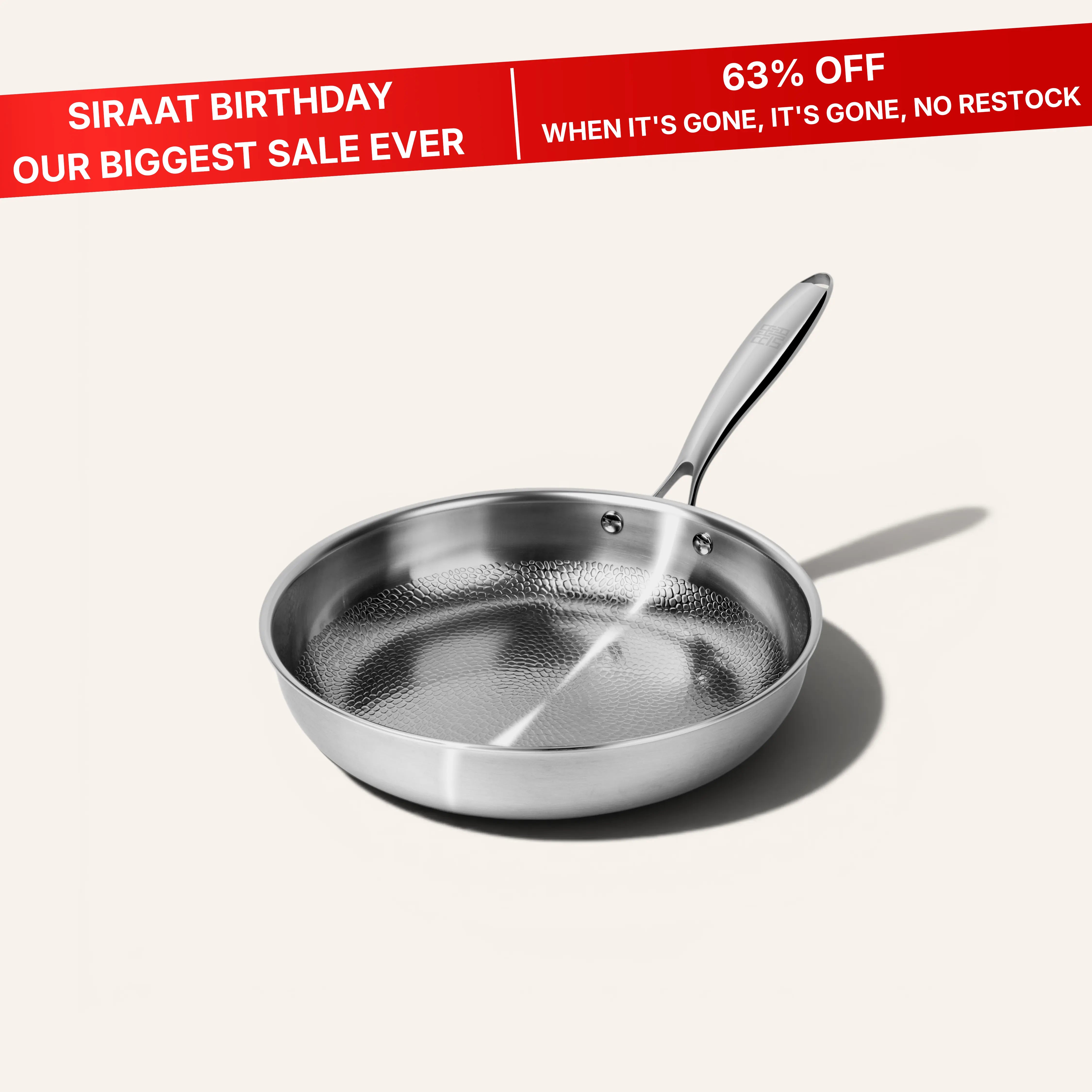 Titanium Hammered Pan Pro Mini