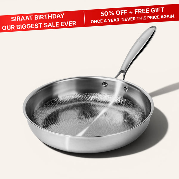 Titanium Hammered Pan Pro Large