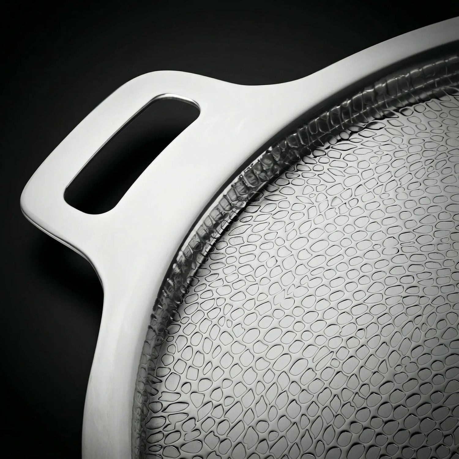 Titanium Hammered Pizza Steel