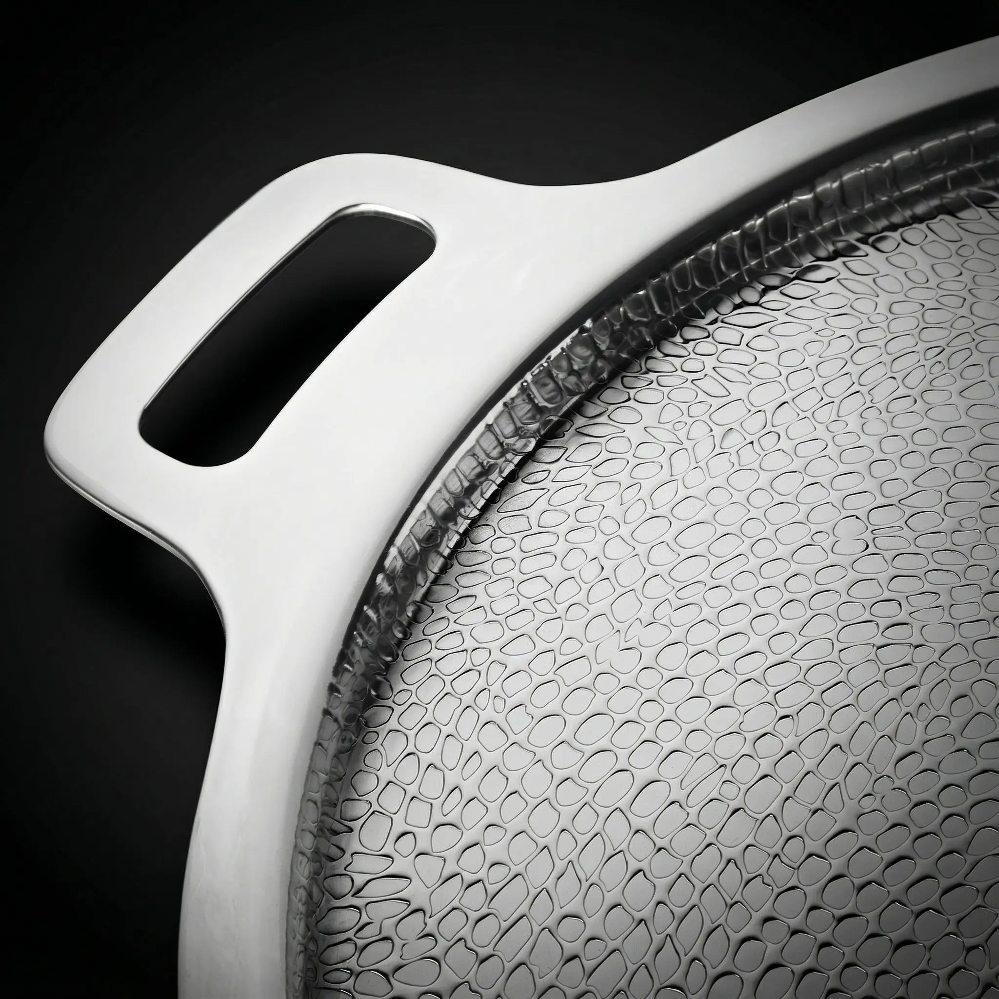 Titanium Hammered Pizza Steel