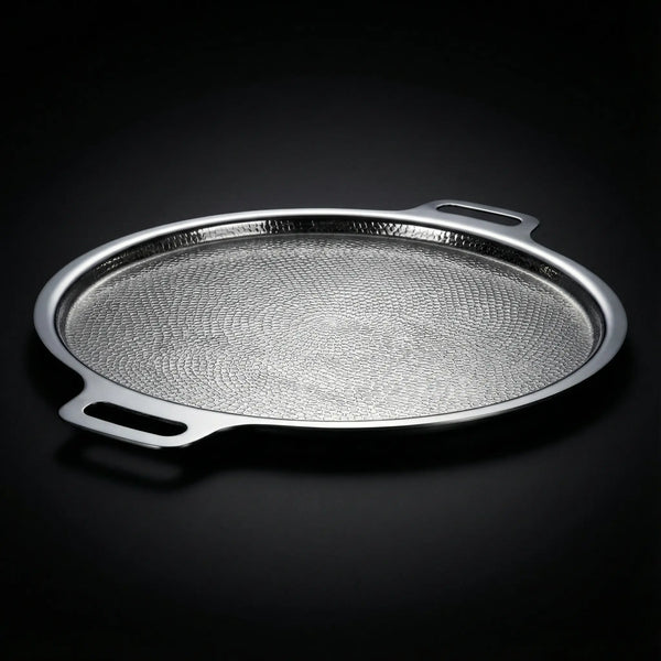 Titanium Hammered Pizza Steel