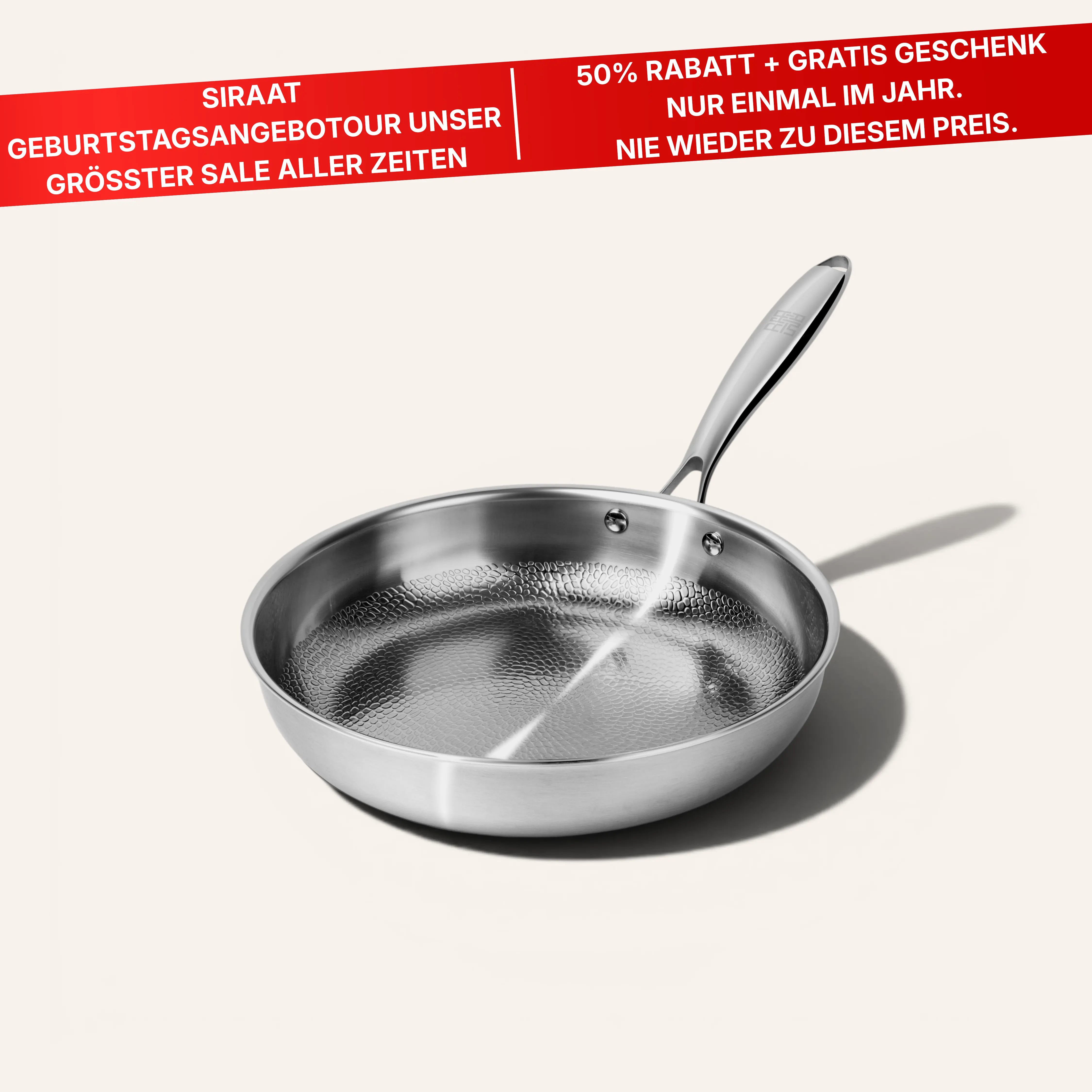 Titanium Hammered Pan Pro Small