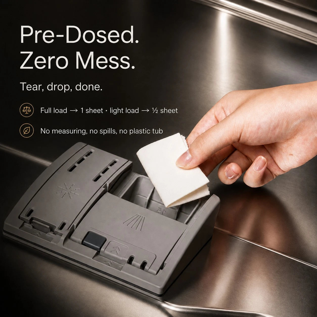 Dishwashing Detergent Sheets | Fresh Lemon