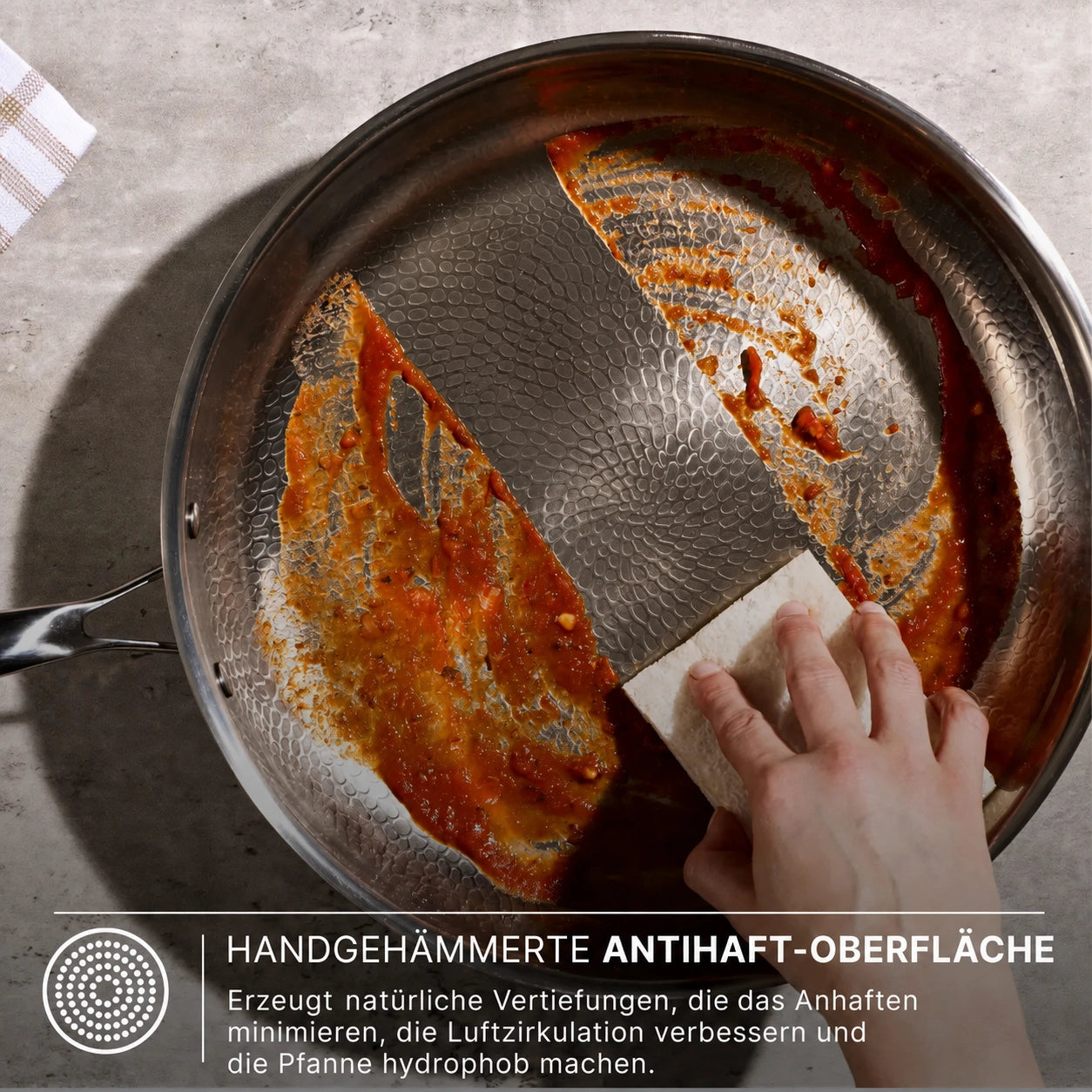 Titanium Hammered Pan Pro Standard